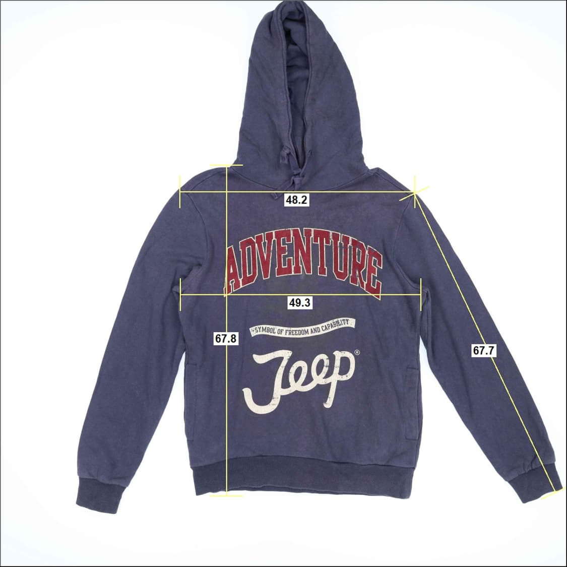 [L] 지프 빅로고 프린팅 후드티셔츠 1103HR3 상품이미지7