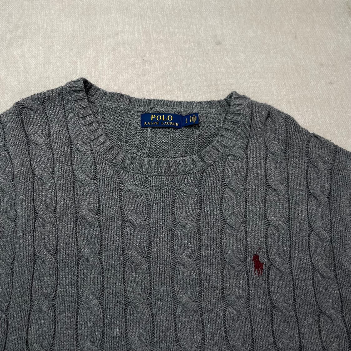 100 폴로 랄프로렌 꽈배기 니트 상품이미지2