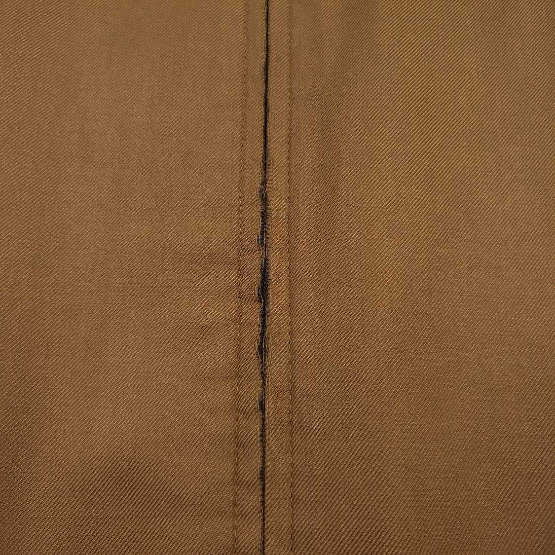 100 (L) 입생로랑 YSL 오버핏 브라운 울 블루종 봄버 자켓 카멜 상품이미지5