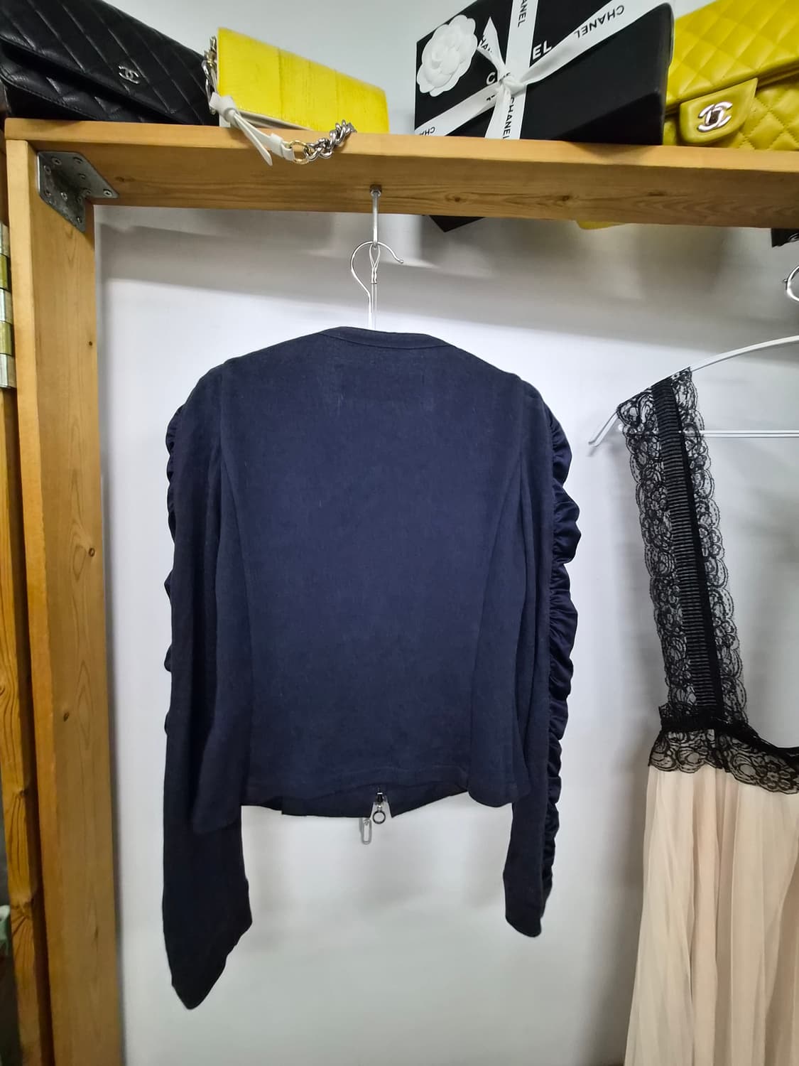 봄빅스엠무어 셔링 집업니트 상품이미지8