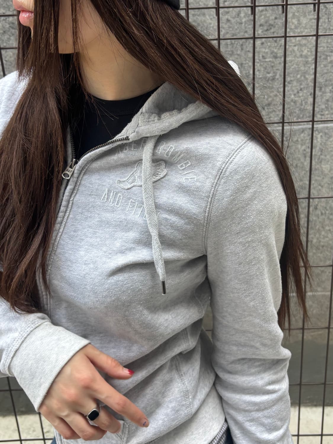 아베크롬비 그레이 후드집업 상품이미지5