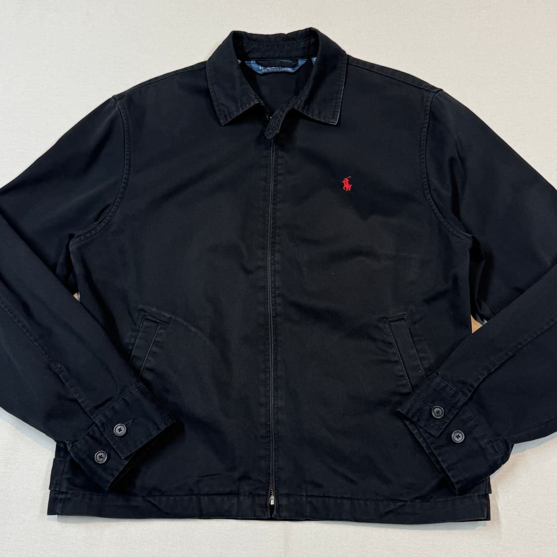 M) 폴로 랄프로렌 베이포트 스윙탑 코튼 자켓 블랙 상품이미지2