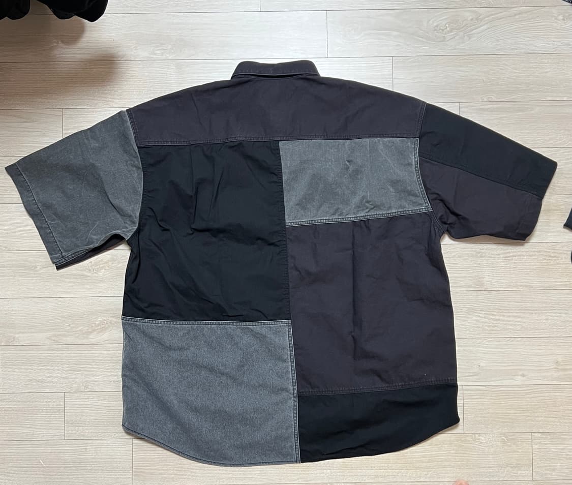 [M]꼼데가르송 옴므 26ss 패치워크 셔츠 HQ-B019-051 상품이미지4