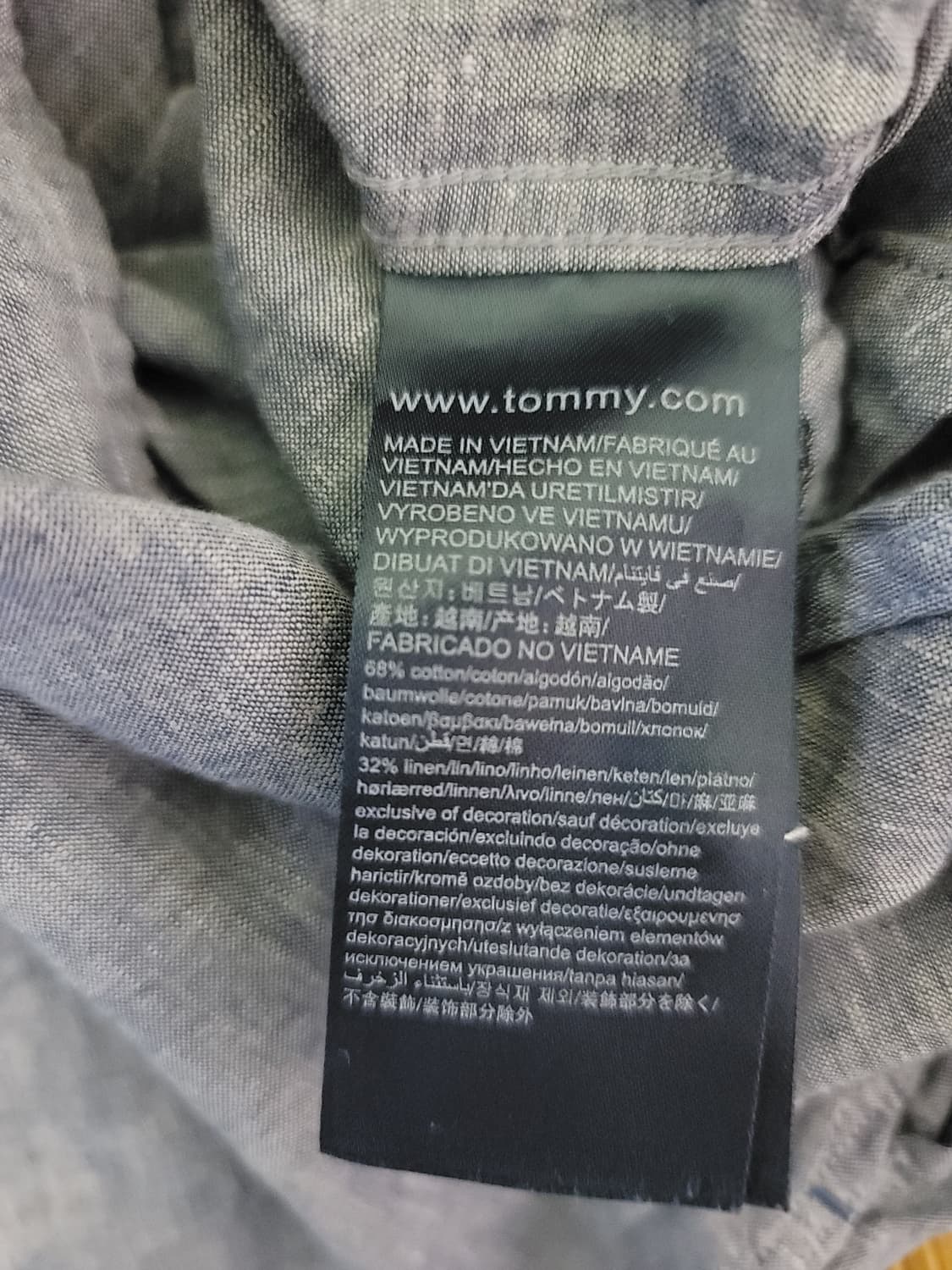 타미힐피거 린넨혼방 반팔셔츠 상품이미지6