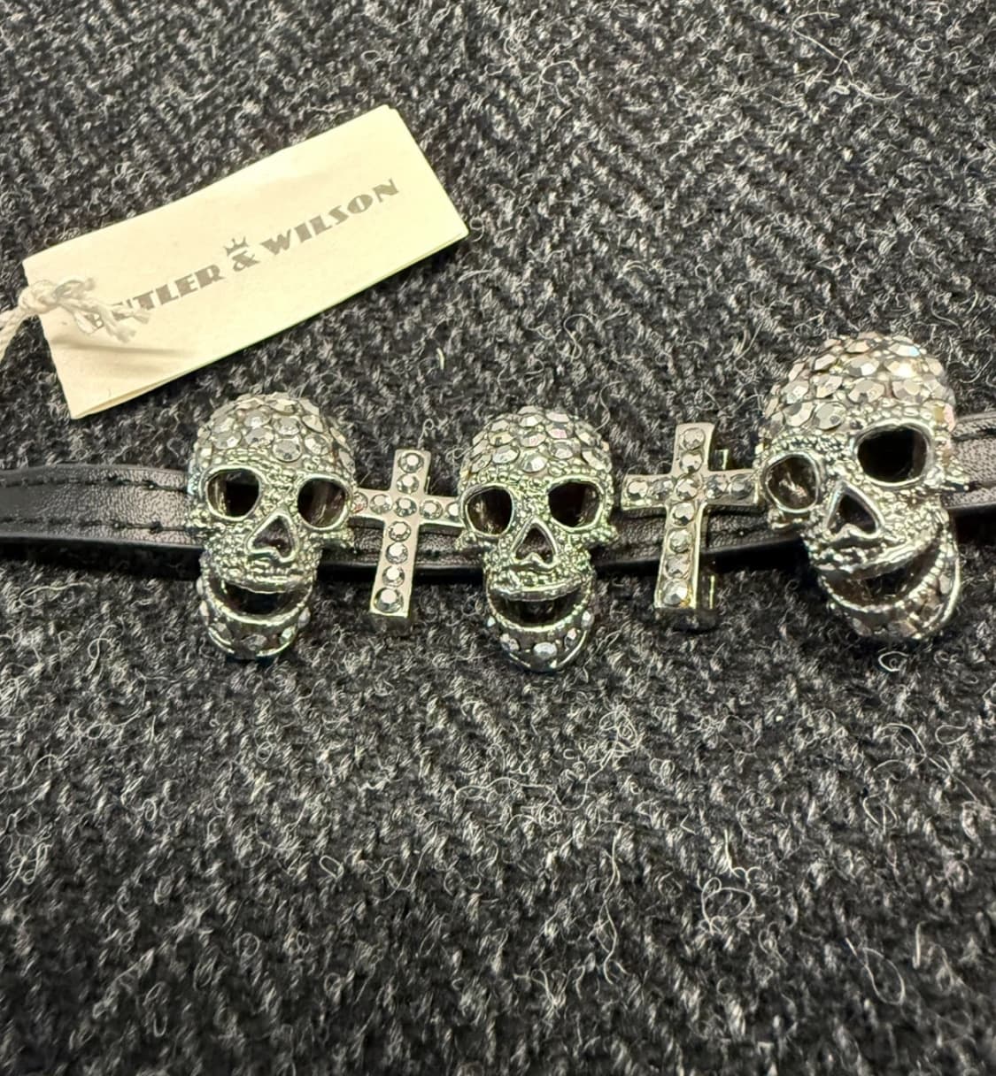 Butler&wilson 실버 스컬 팔찌 상품이미지1