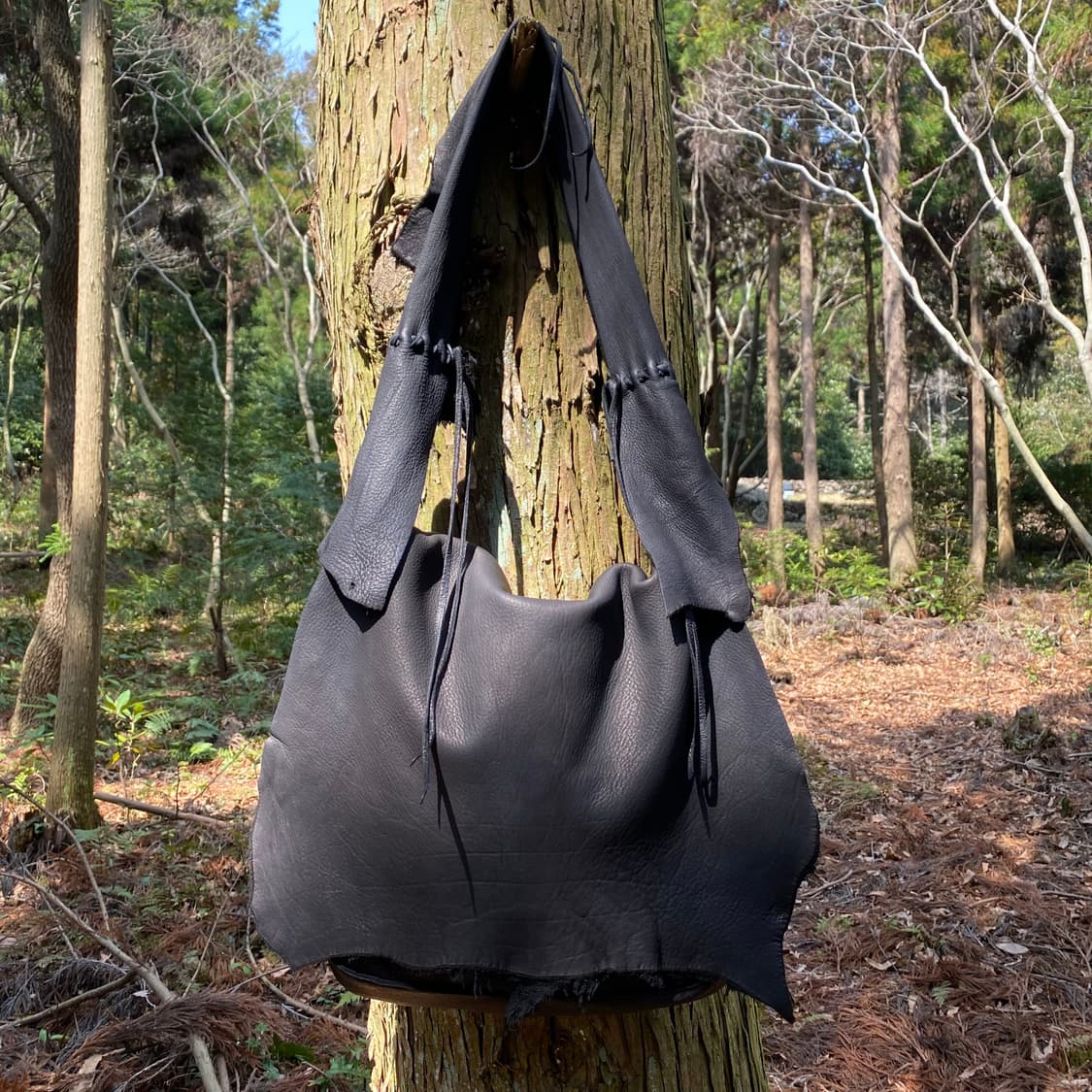 사슴가죽 핸드메이드 크로스백 상품이미지5