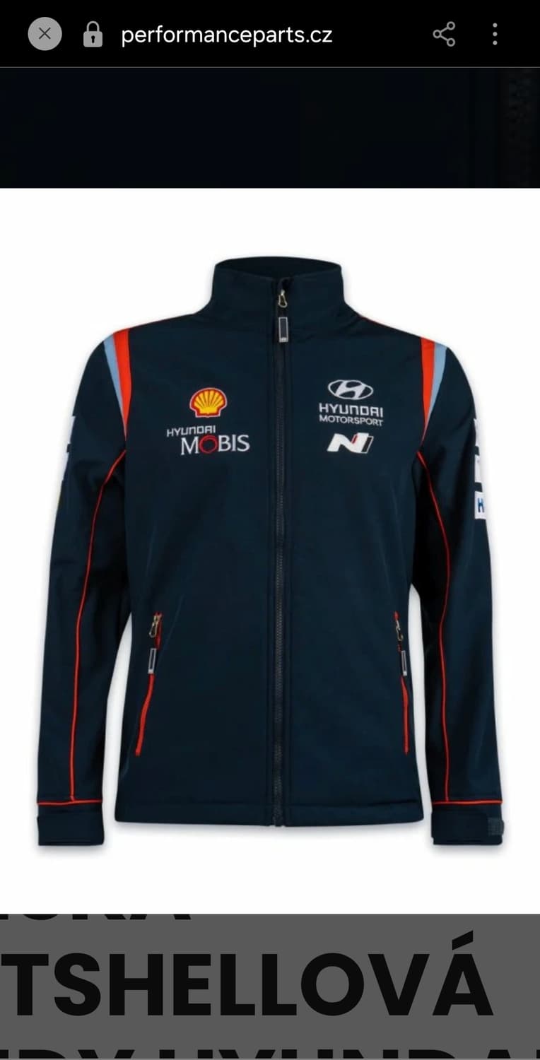 현대모터스포츠 WRC 소프트쉘 레이싱자켓/현대N 자켓 S 상품이미지1