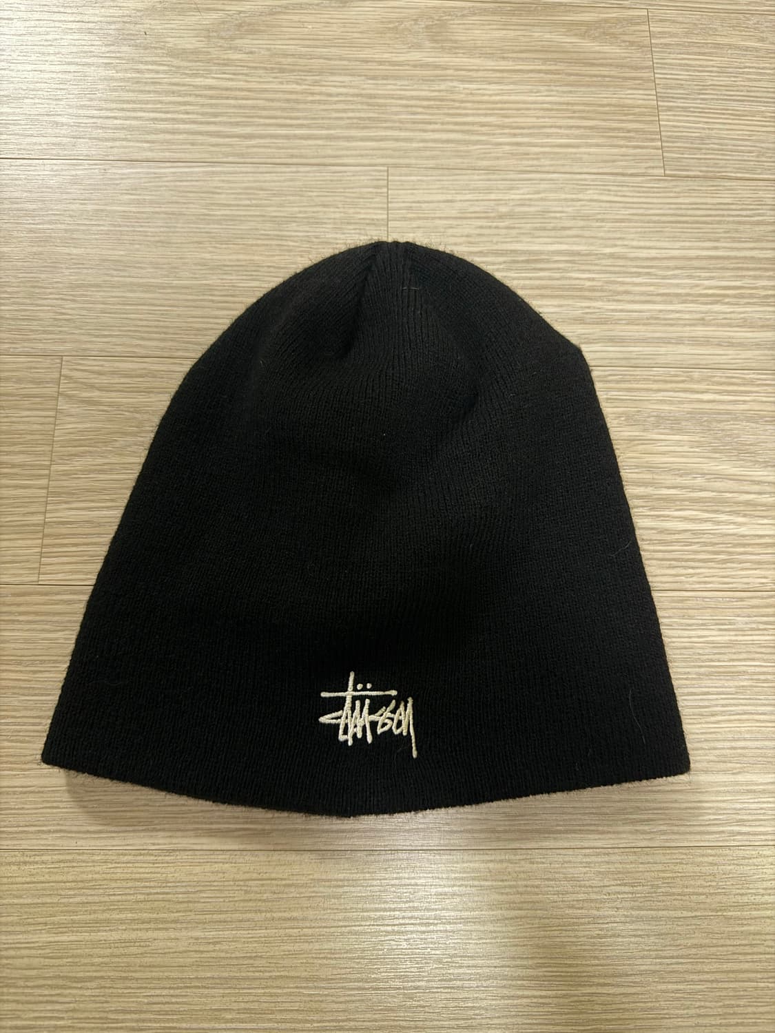 스투시 베이직 스컬캡 비니 블랙 상품이미지2