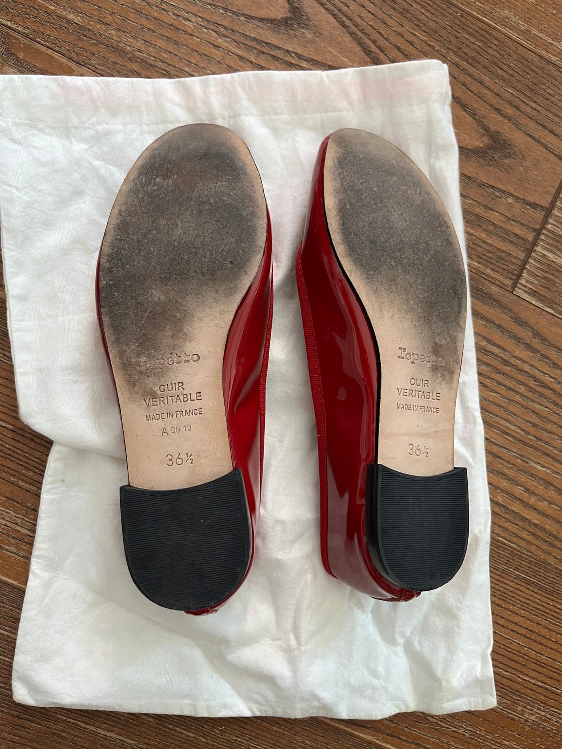 레페토 플랫슈즈 레드 상품이미지2