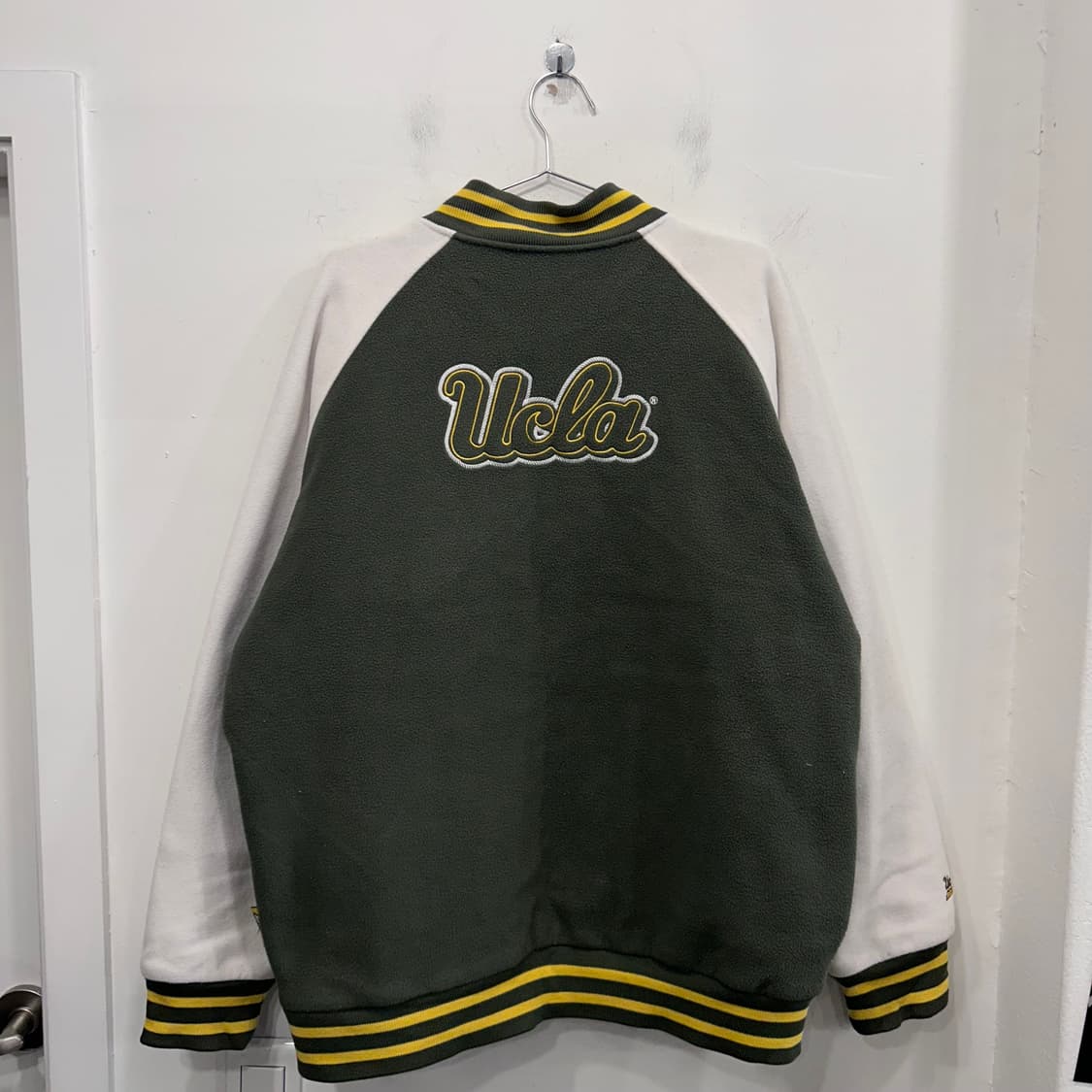 UCLA 브루인즈 90s 래글런 플리스 바시티자켓 상품이미지6