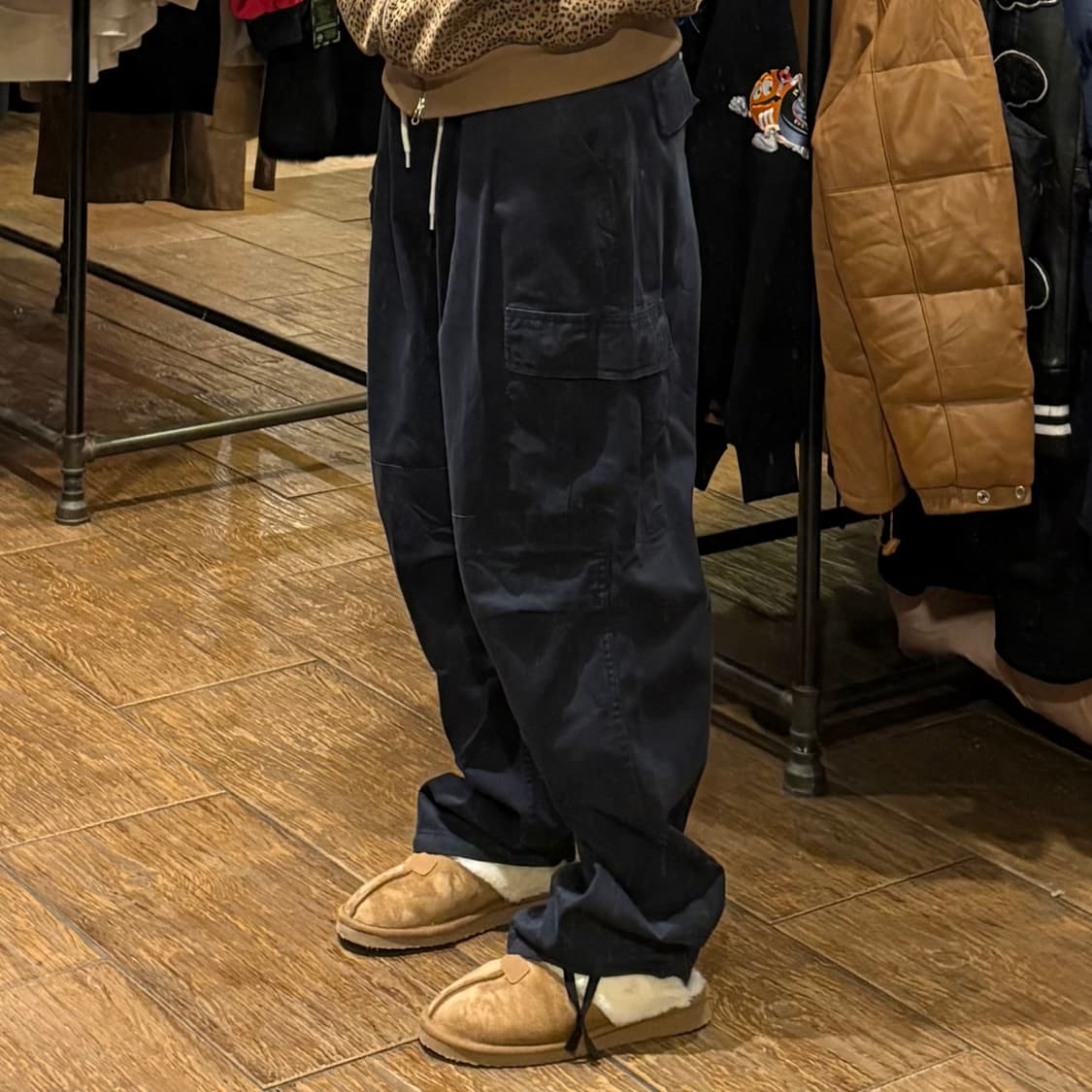 [HI] VTG 카고 팬츠 네이비 상품이미지3