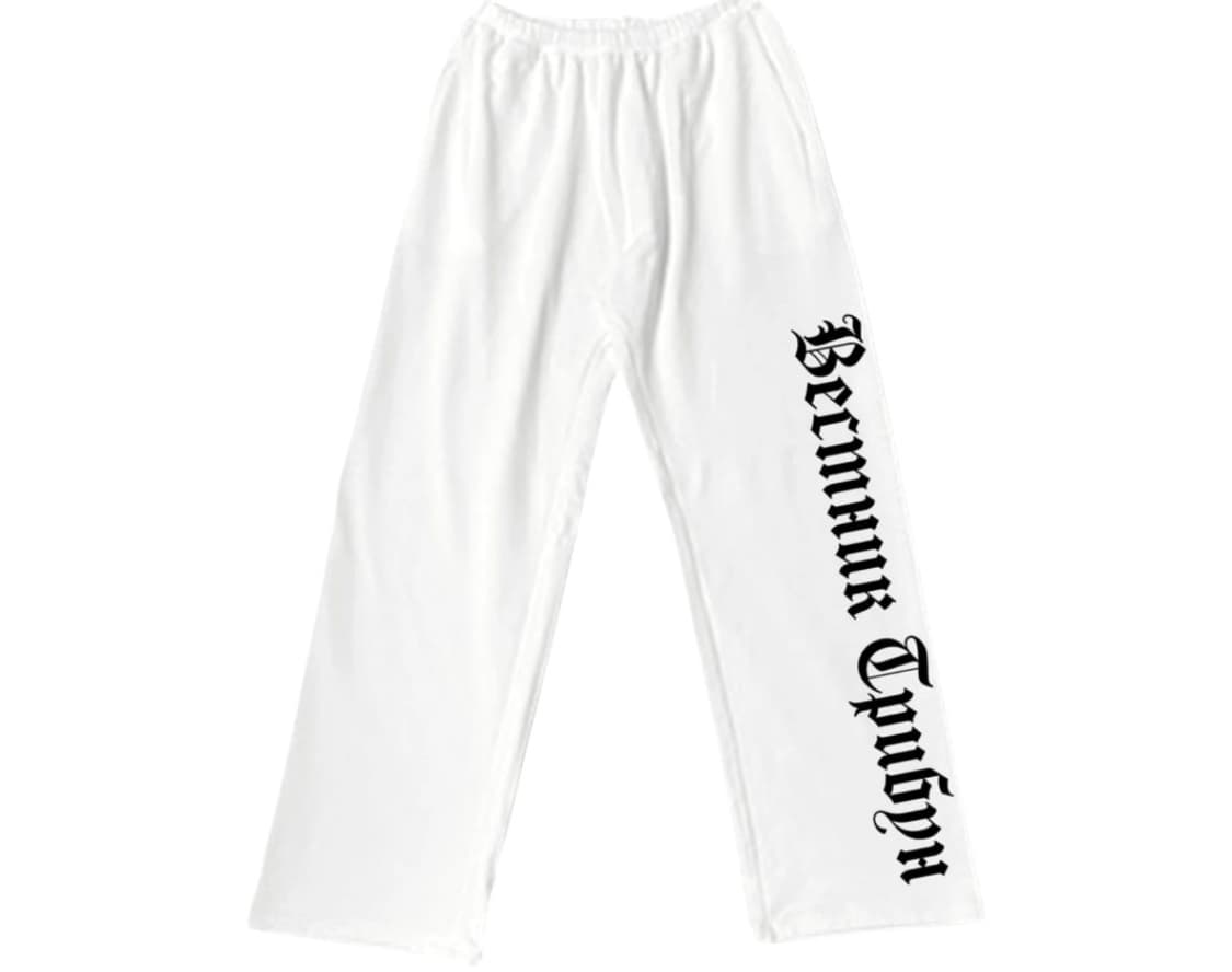 이지 x 고샤 루브친스키 트리뷴 헤럴드 SP-01 팬츠 화이트 상품이미지1