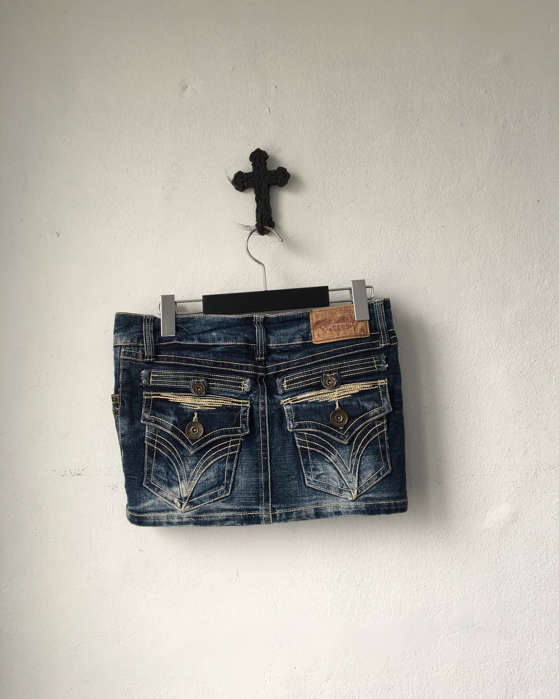 Washing denim skirt 상품이미지3