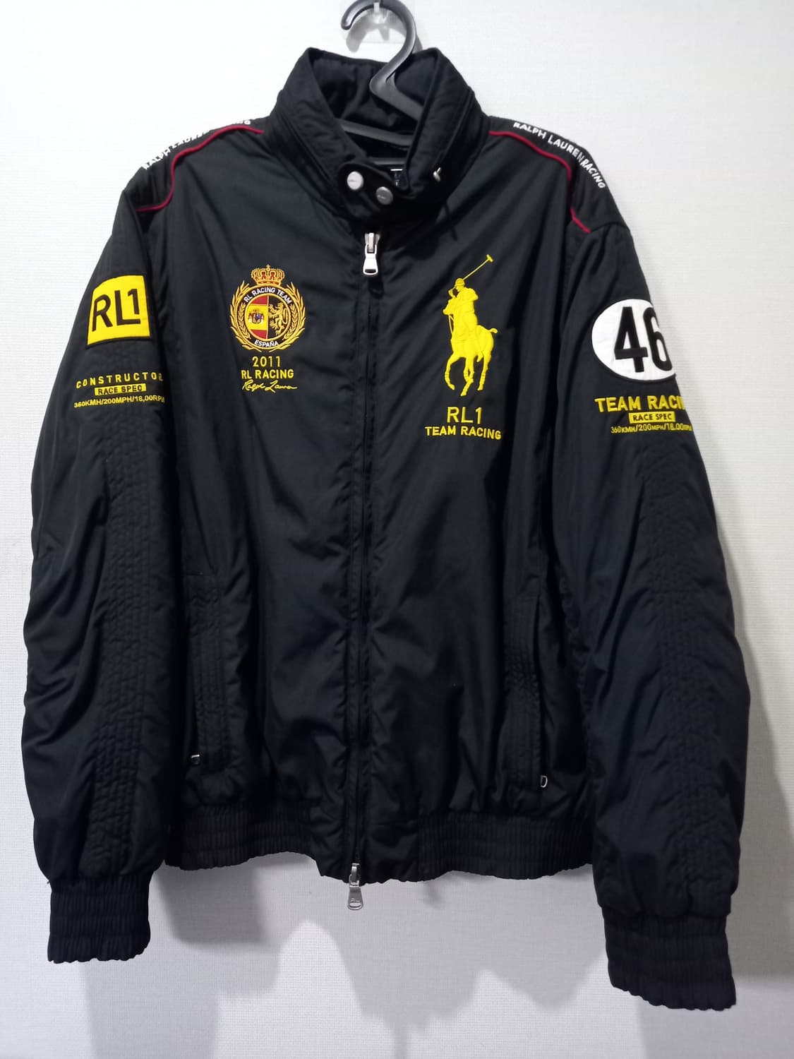 폴로 POLO 랄프로렌 빅포니 스페인 레이싱 팀 봄버 자켓 100/L 상품이미지1