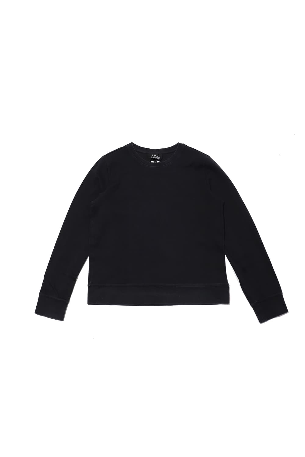 APC 블랙 워싱 맨투맨 women S 상품이미지1