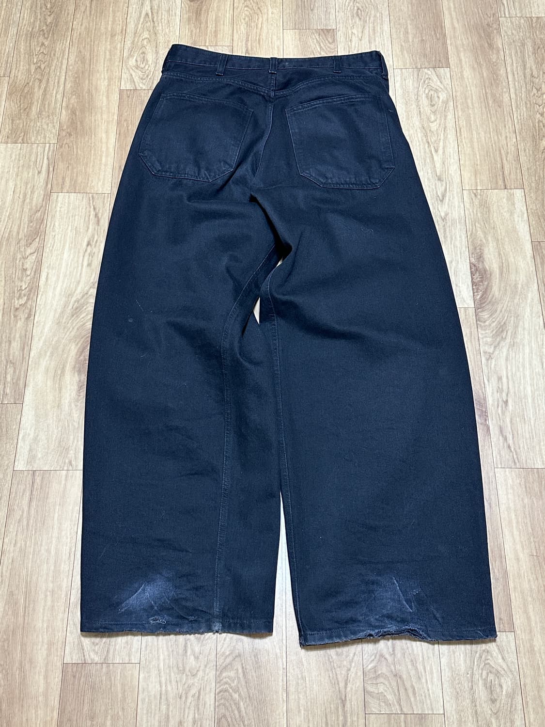 해칭룸 와이드커브진 제트블랙 4 상품이미지4