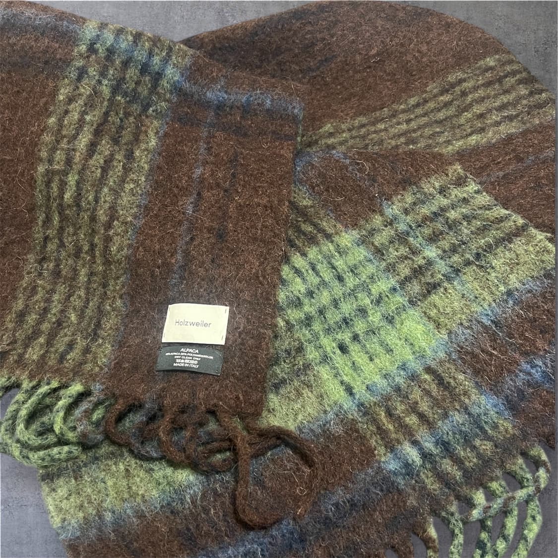 홀츠베일러 Holzweiler 알파카 모헤어 머플러 상품이미지3