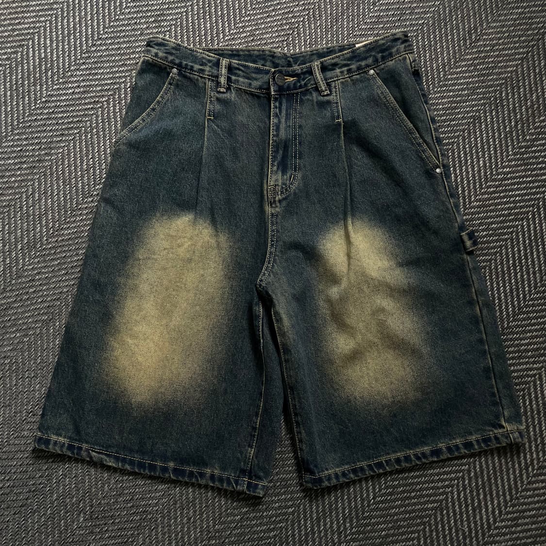 디미트리블랙 워싱 데니 카펜터 버뮤다 팬츠y 4571 상품이미지3