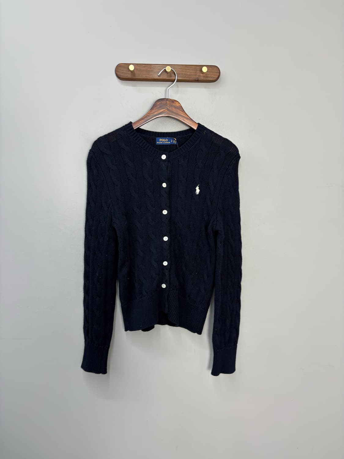 폴로랄프로렌 포니로고 케이블 니트 가디건 A2742 상품이미지2