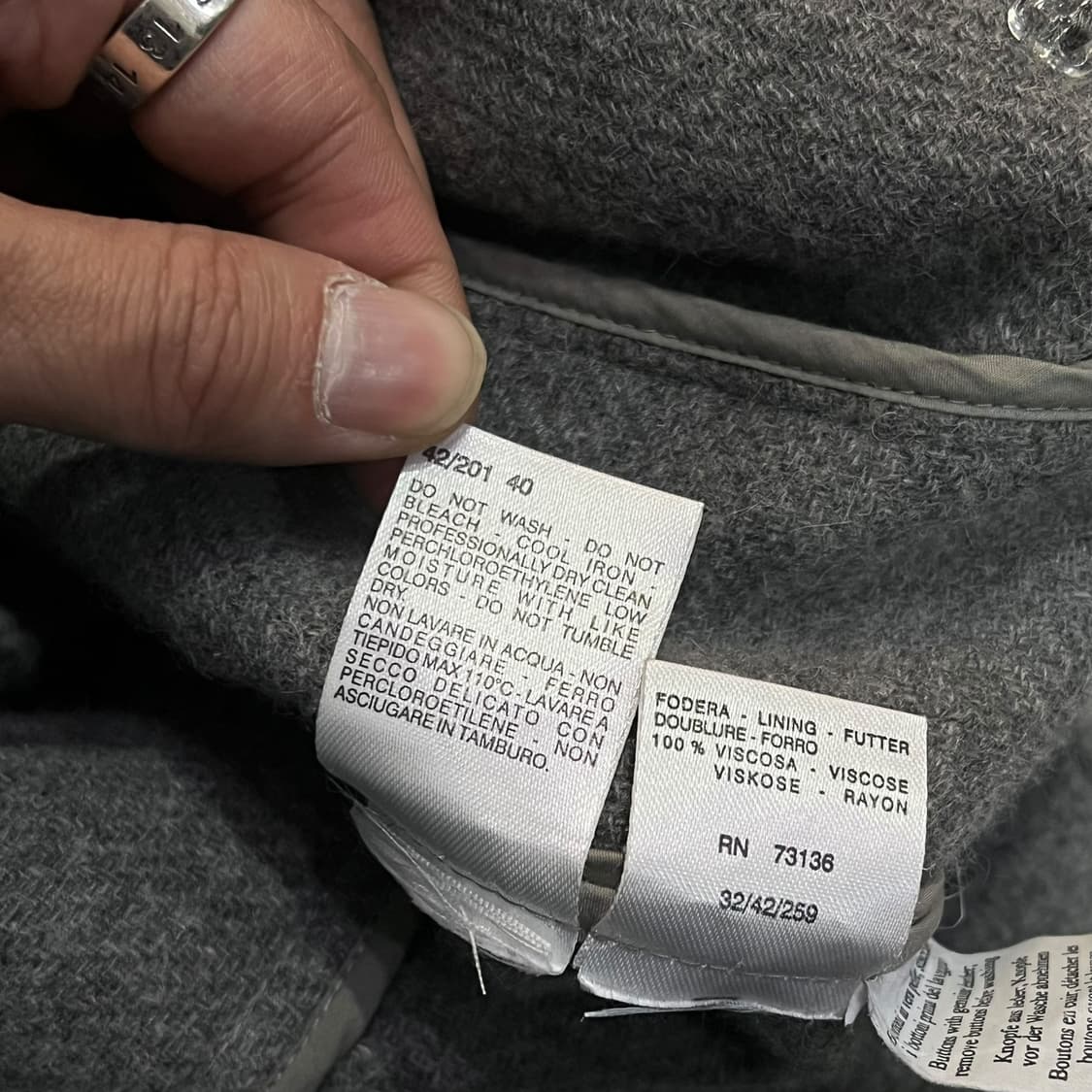  스포츠 막스 더블 울 코트 y14182 상품이미지8