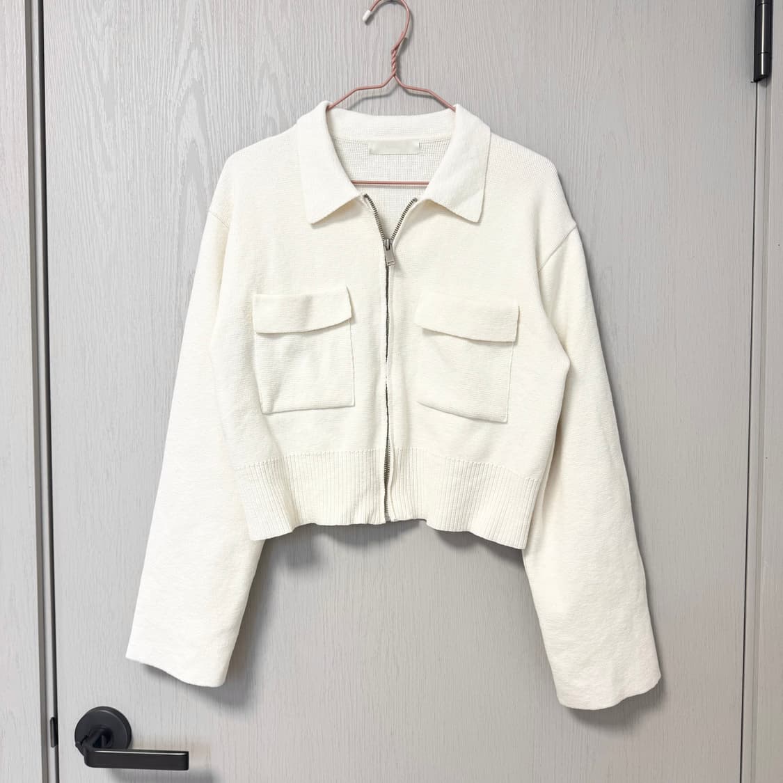 (1) blossom 니트 크롭 자켓 상품이미지1