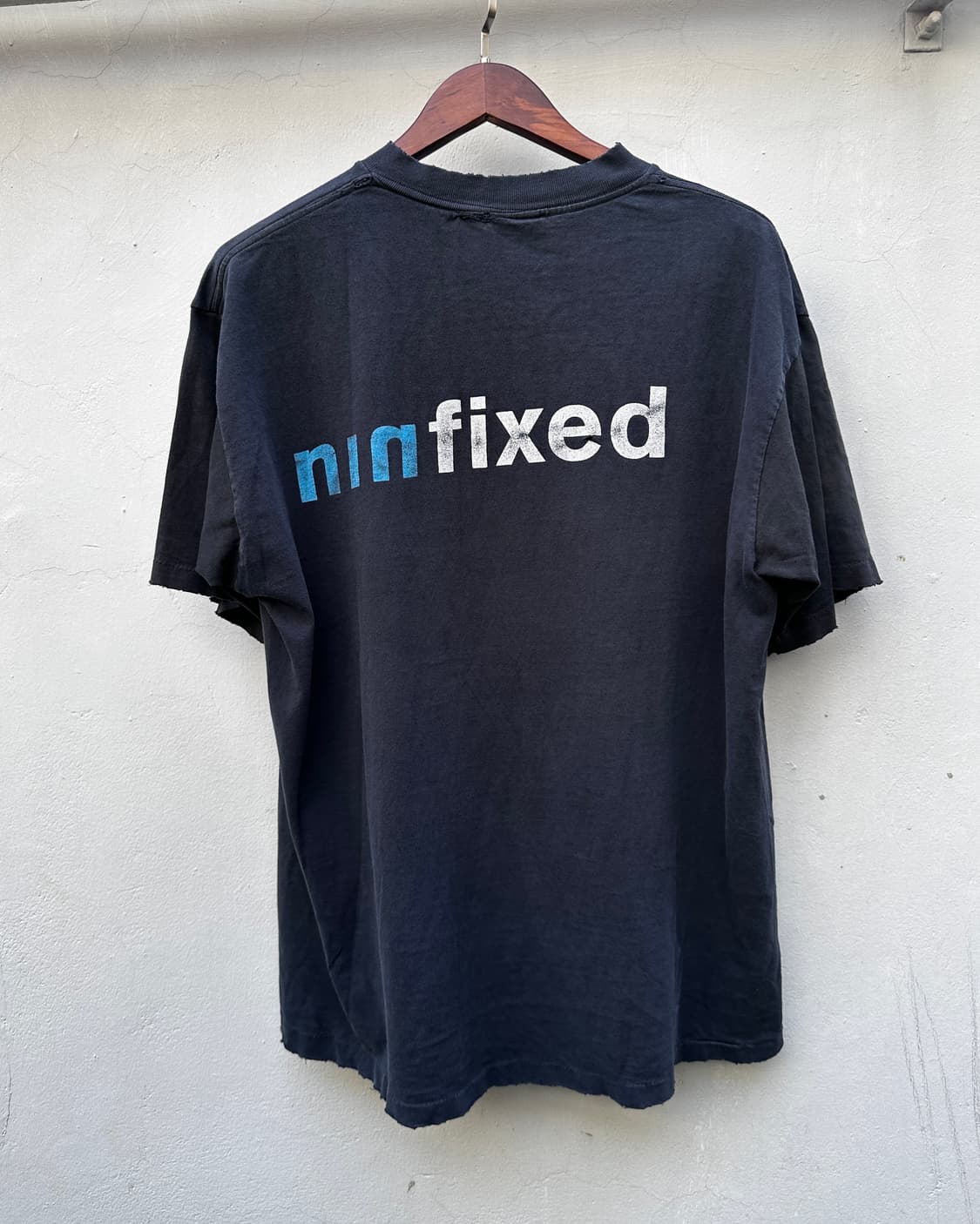 90s og 나인인치네일스 fixed 밴드티 상품이미지4