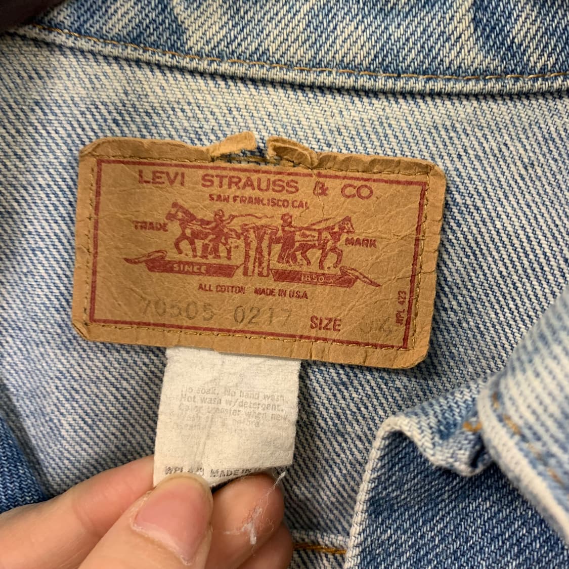 리바이스 레드탭 워싱 데님 자켓 상품이미지6