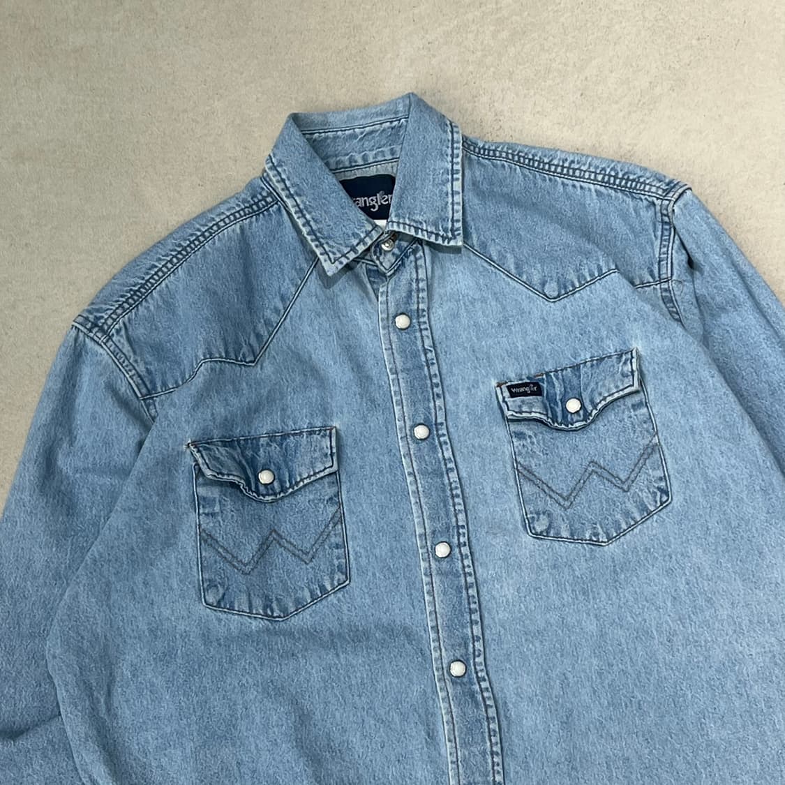 랭글러 워크 데님셔츠 s09208 상품이미지3
