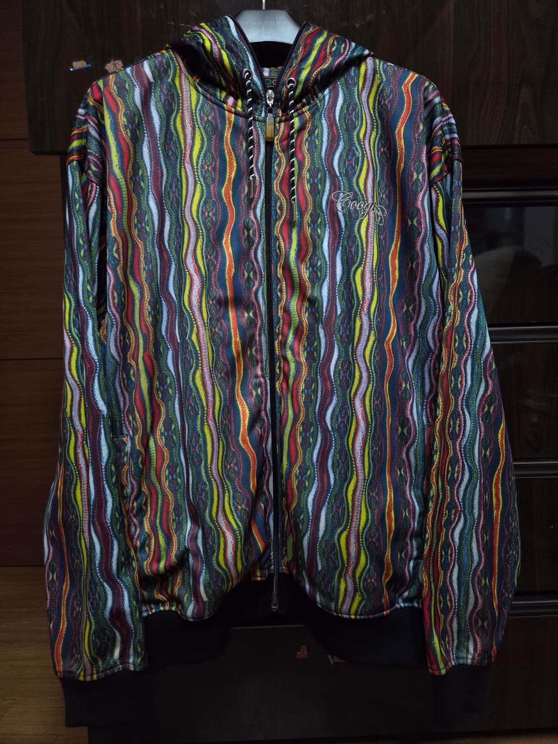 쿠지 폴리 후드 집업 2XL 상품이미지1