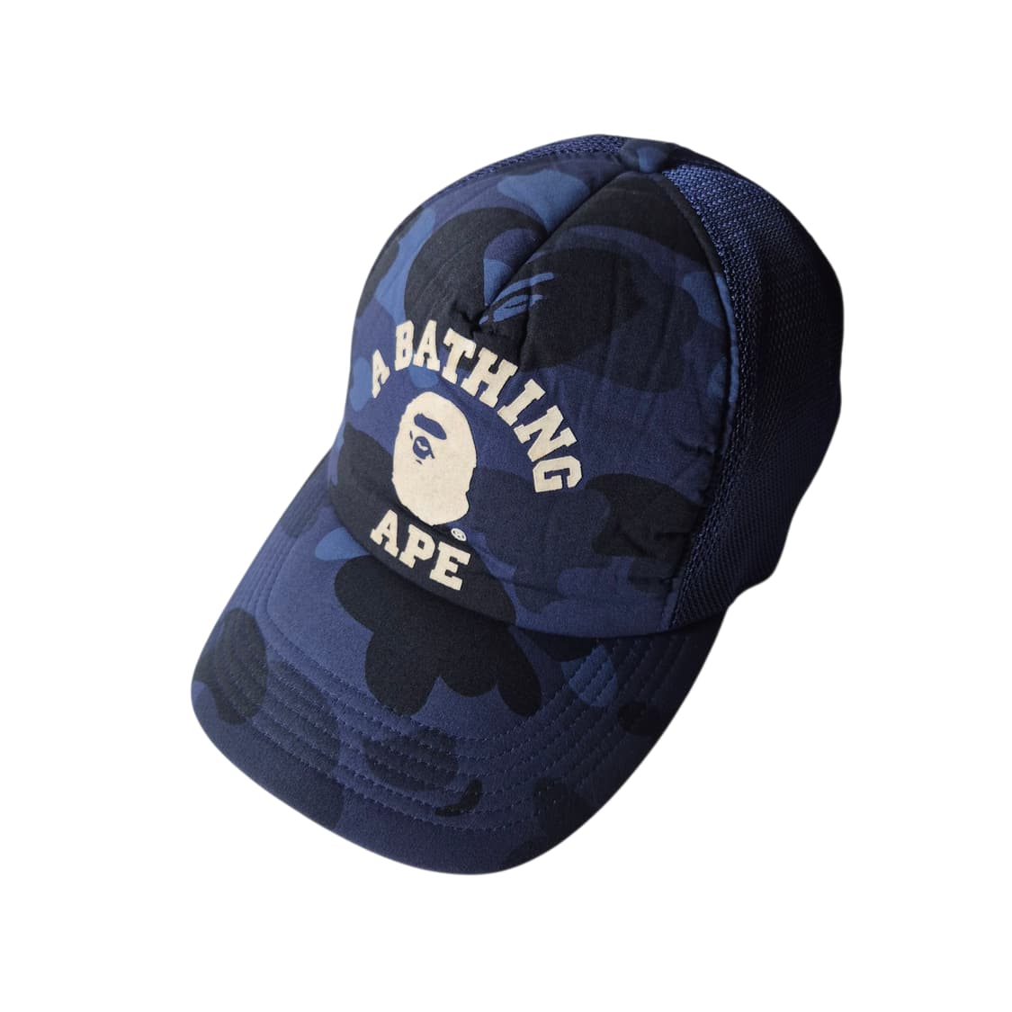BAPE) 베이프 Og 컬리지 로고 캡 블루 상품이미지2