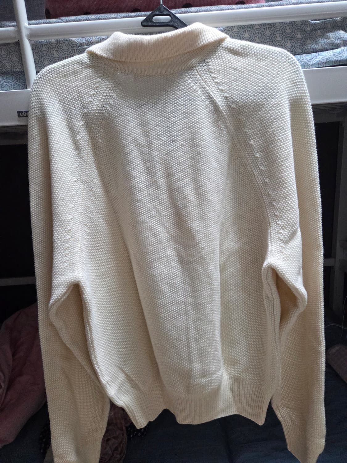 낫띵리튼 울 니트 하프 집업 (크림) 상품이미지3