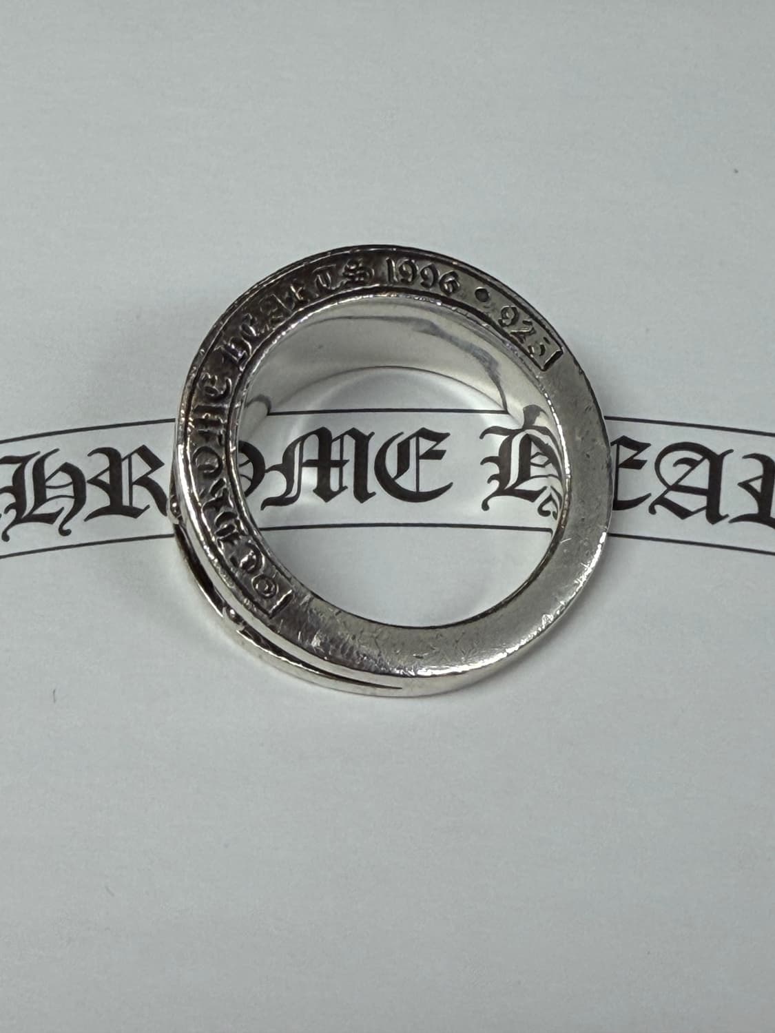 크롬하츠 NARROW V CH X RING 상품이미지2