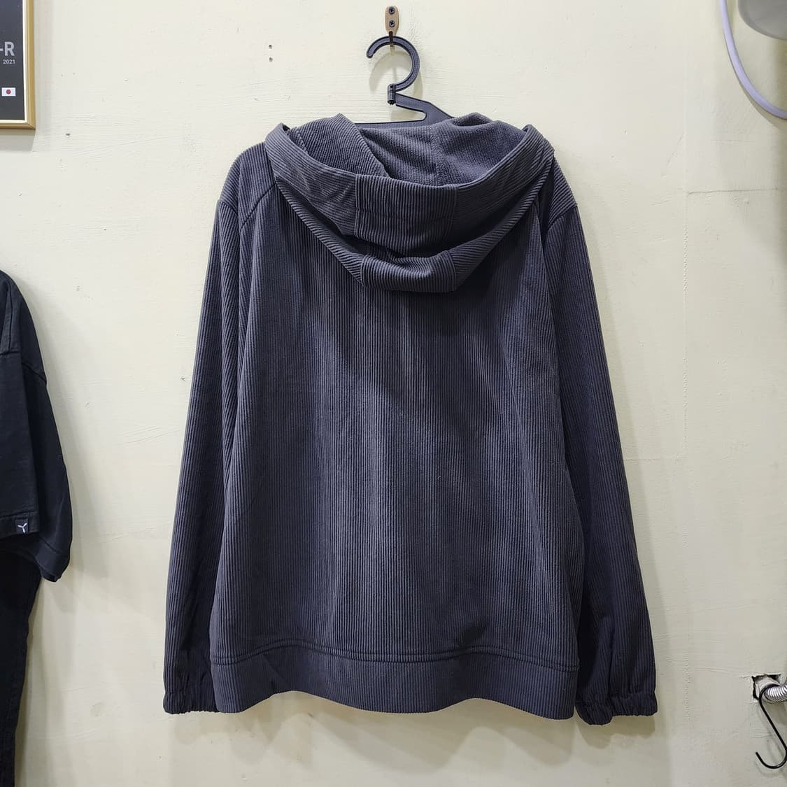 [105] MERRELL 골지 플리스 후드집업 (차콜) 상품이미지3