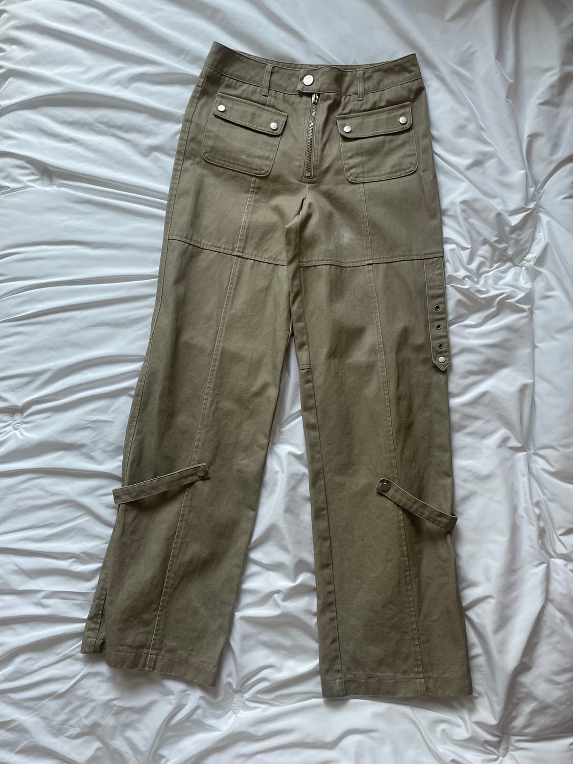 유즈 POCKET COTTON CARGO STRAIGHT PANTS 상품이미지5
