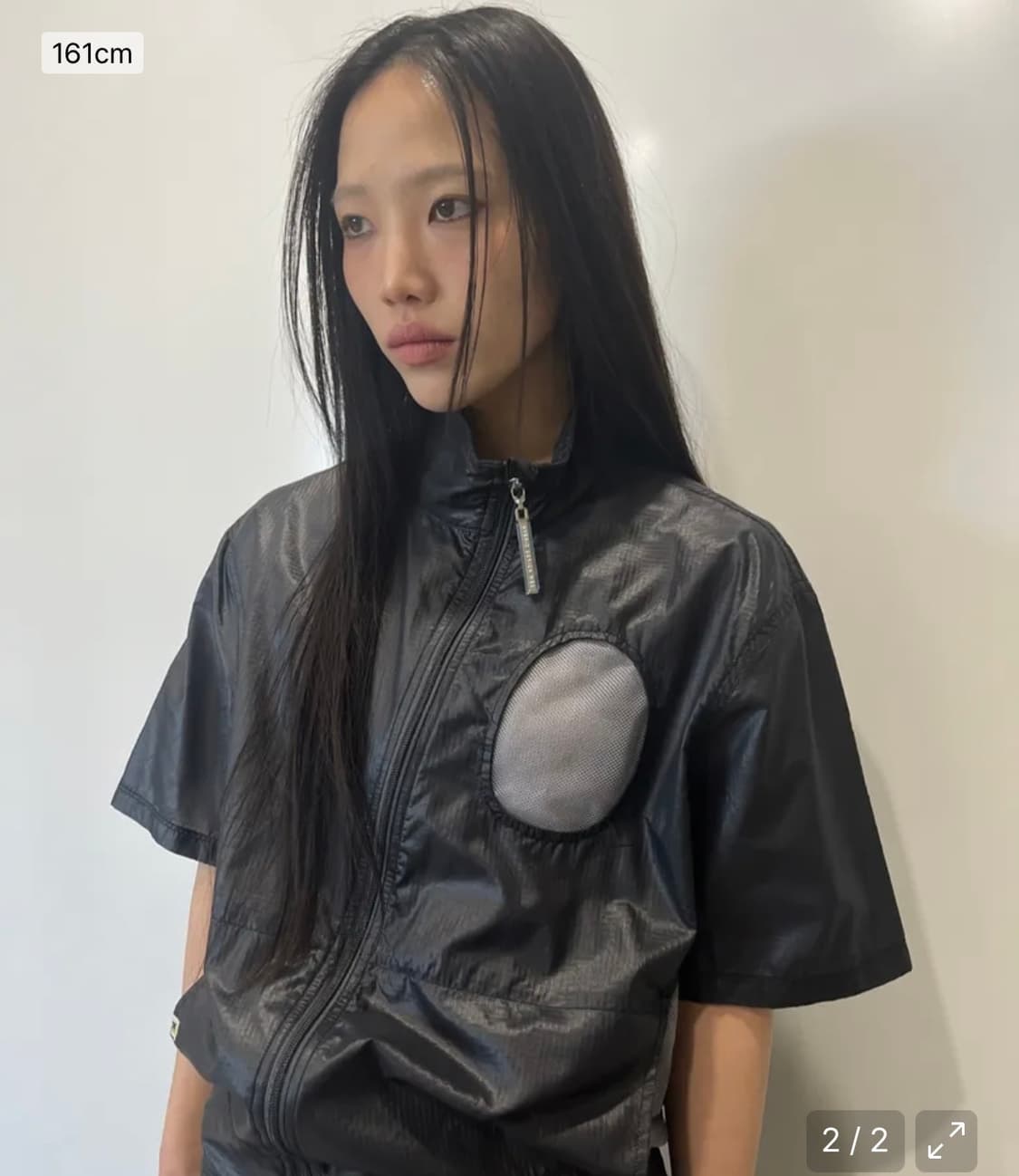 웰빙 익스프레스 Meshhole Nylon Zip Up Ivory 상품이미지4