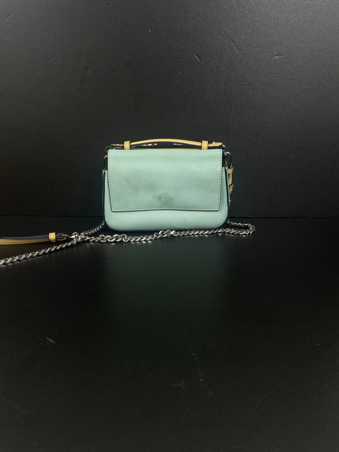 FENDI 펜디 더블 바게트 스터드 보우 마이크로 숄더백 상품이미지6