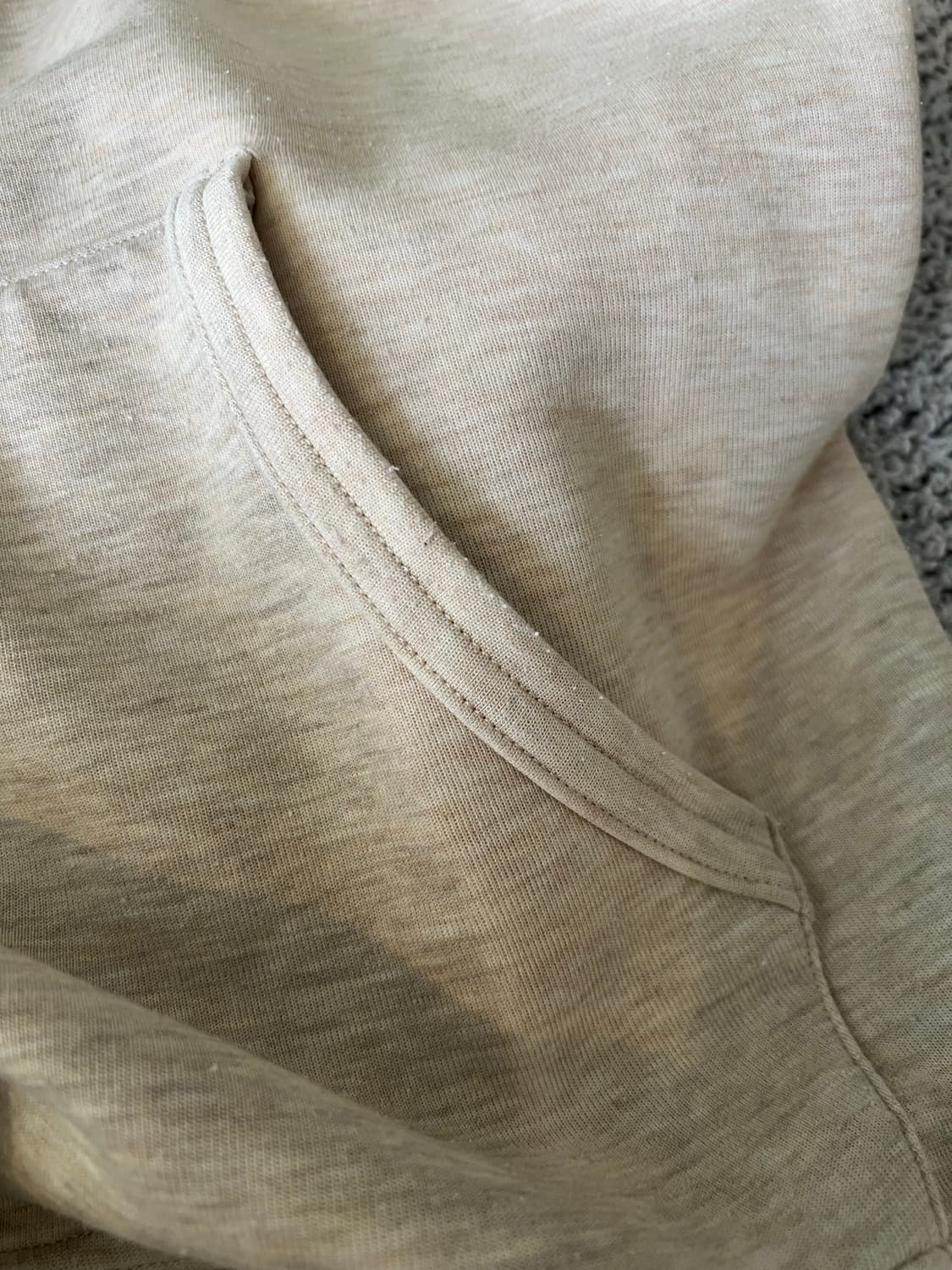 폴로 랄프로렌 베이지 색상 후드티 상품이미지5