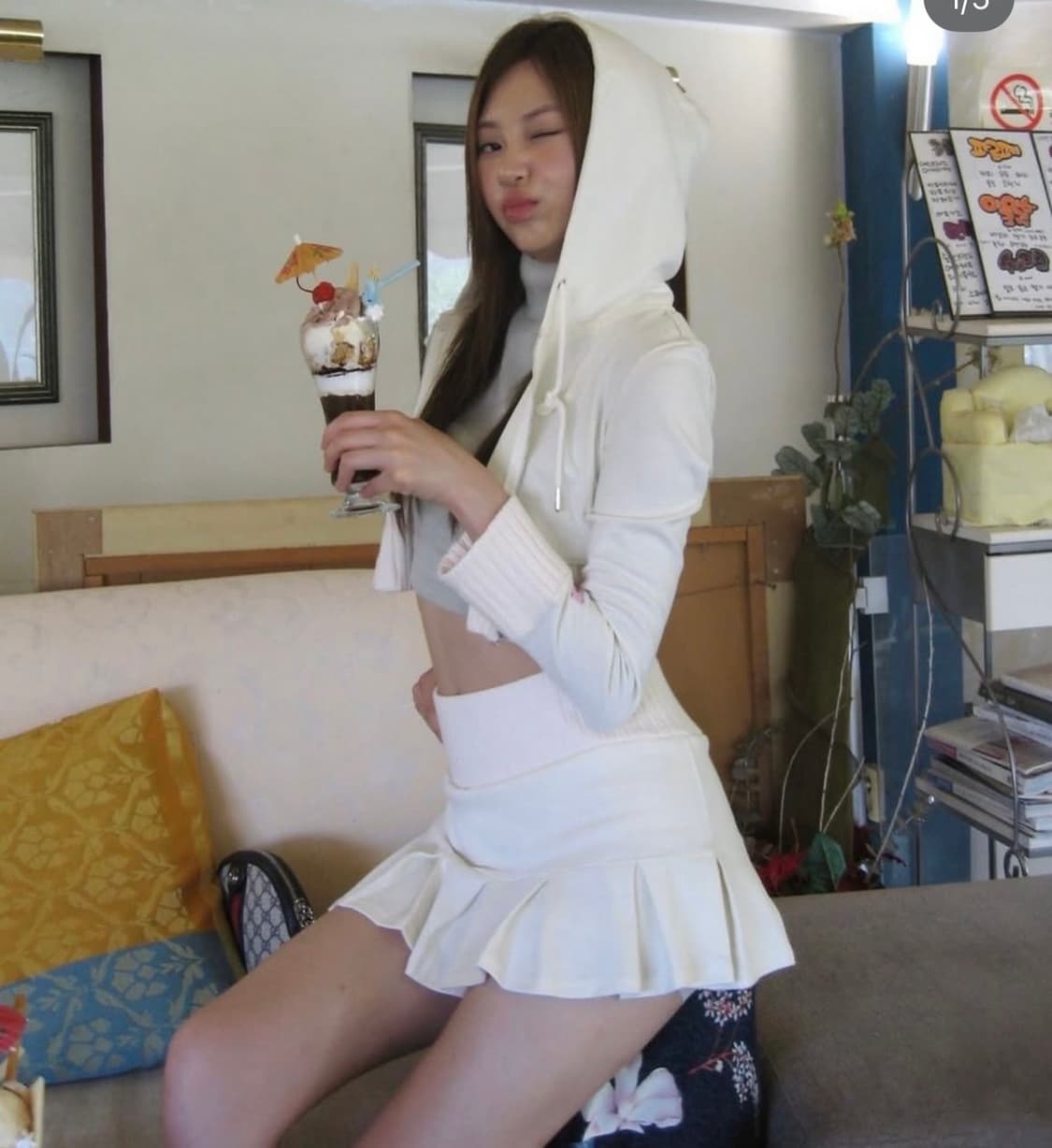 포어링 스커트 상품이미지1