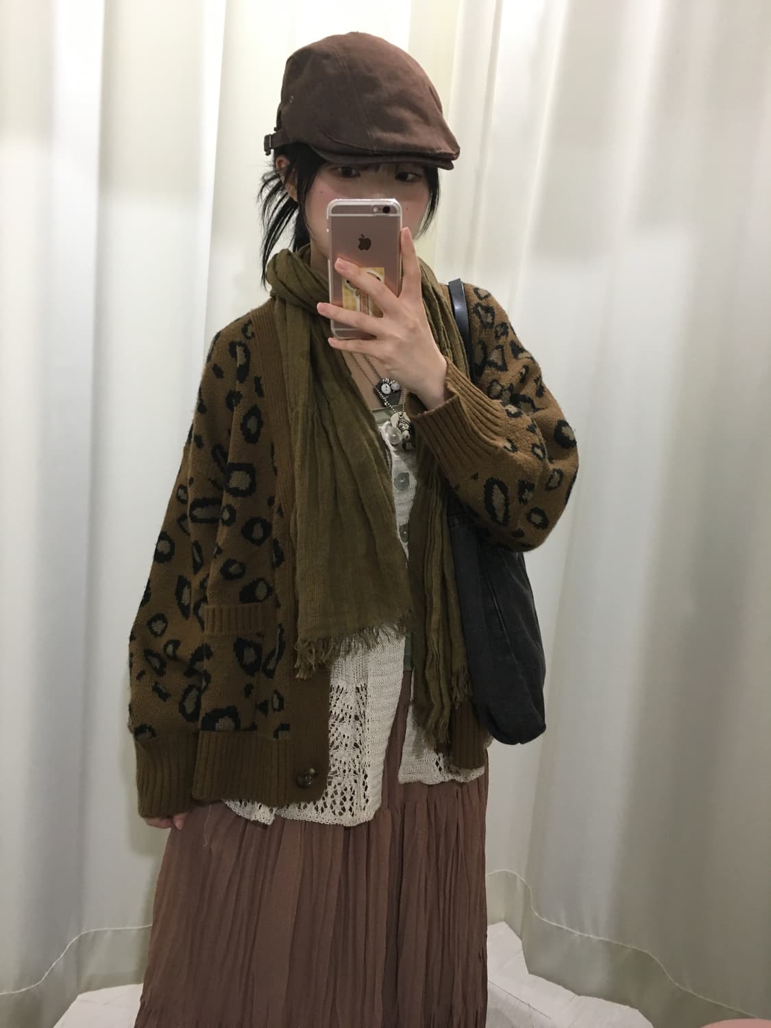 Cozy Leopard Pocket Cardigan 상품이미지2