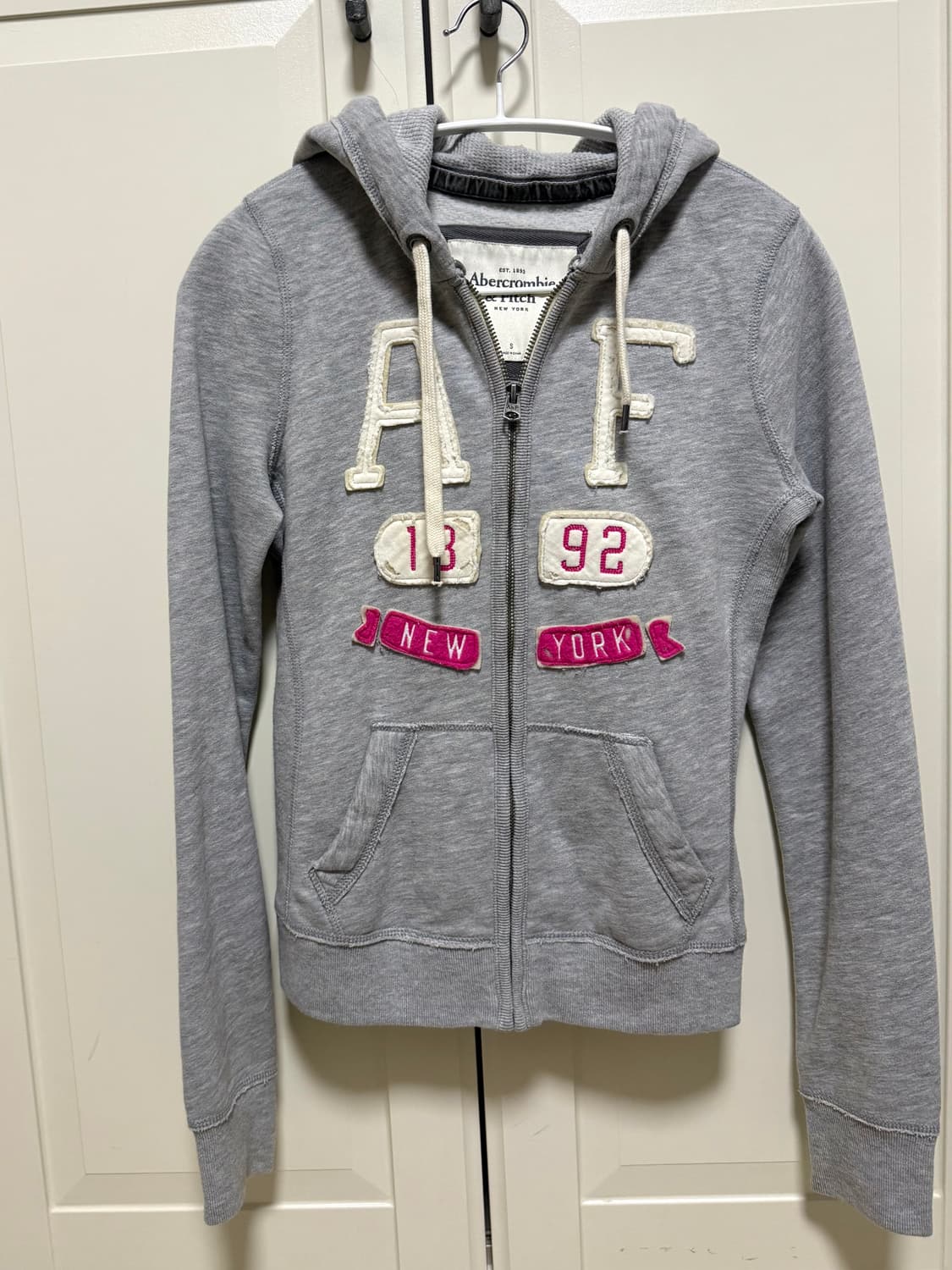 아베크롬비 후드집업 그레이 s 상품이미지1