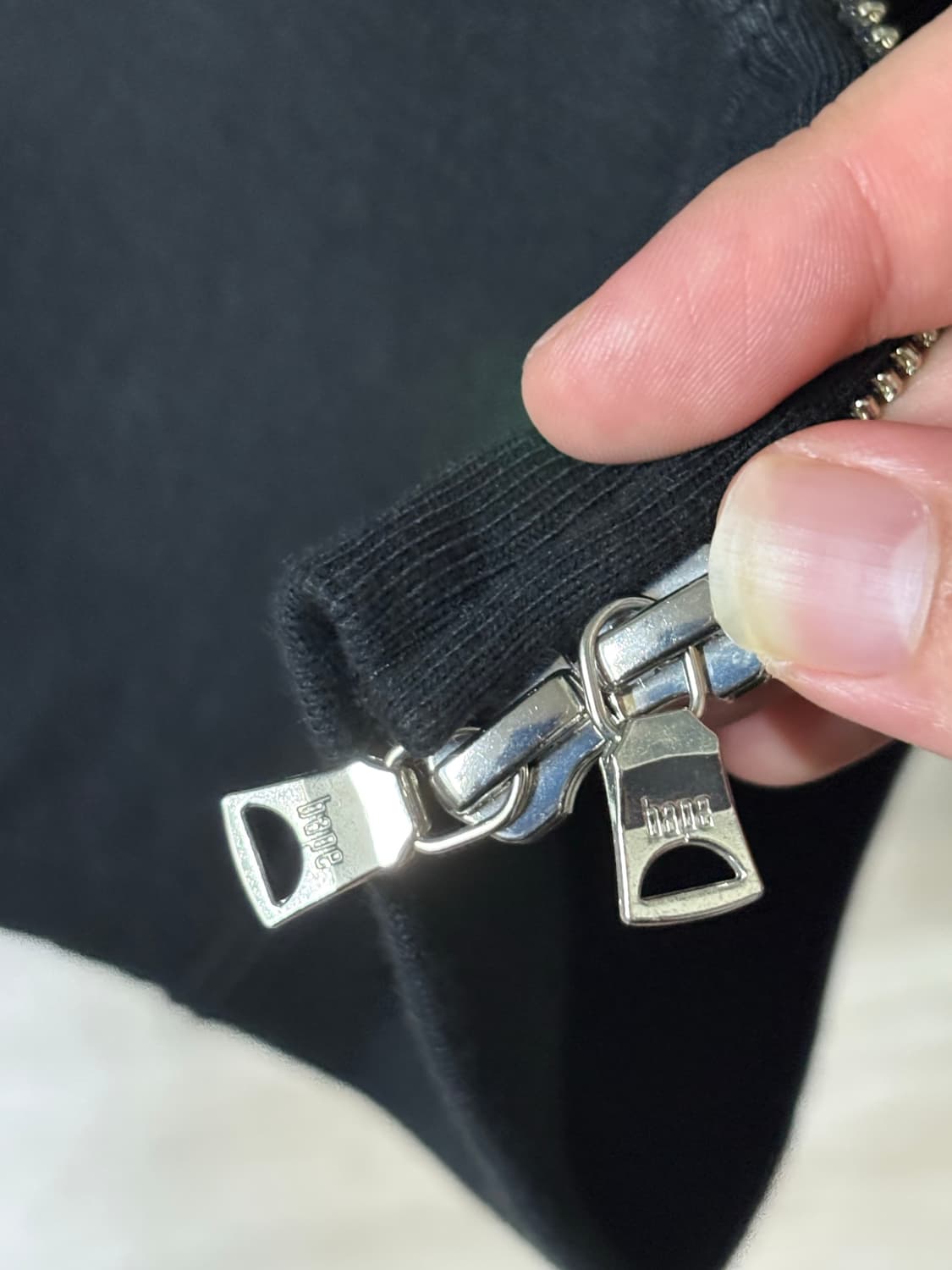 (쿨거시 배송비X) 베이프 수베니어 후드집업 xl 블랙 상품이미지5