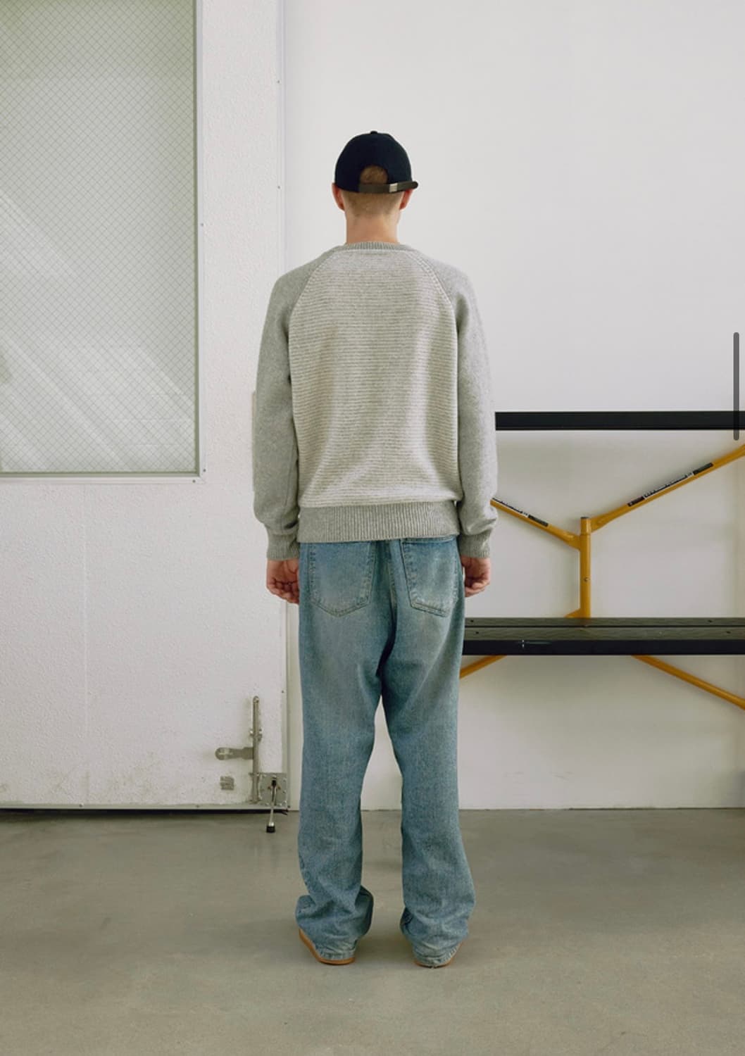 니틀리 스트라이프 울 코튼 스웨터 니트 상품이미지4