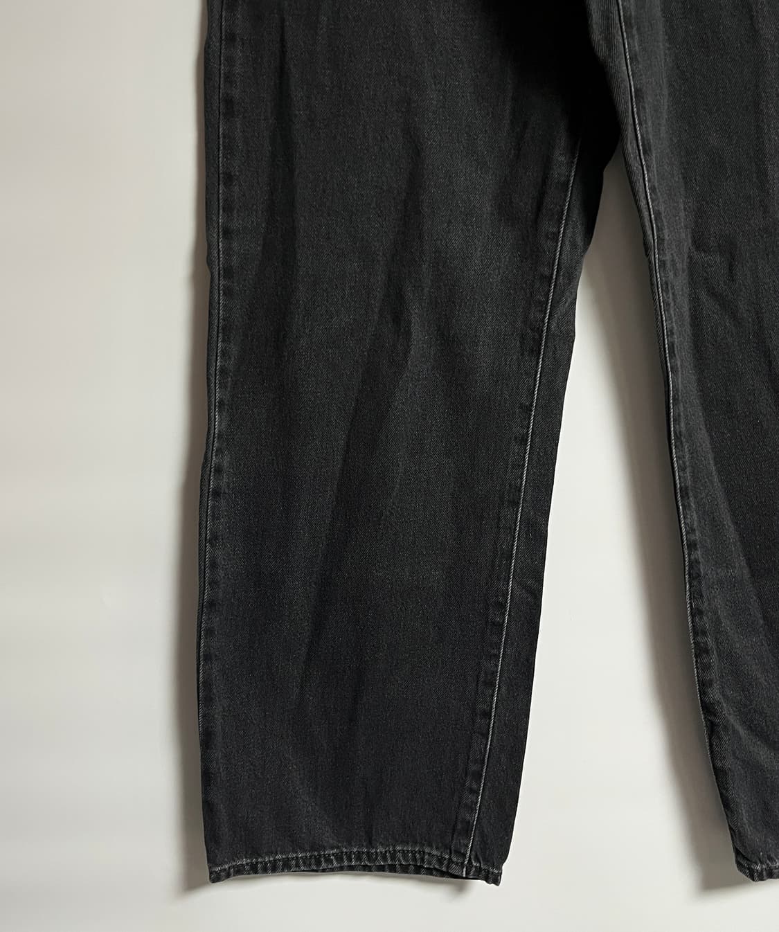 리바이스 흑청 와이드 데님 팬츠 청바지 27 상품이미지3