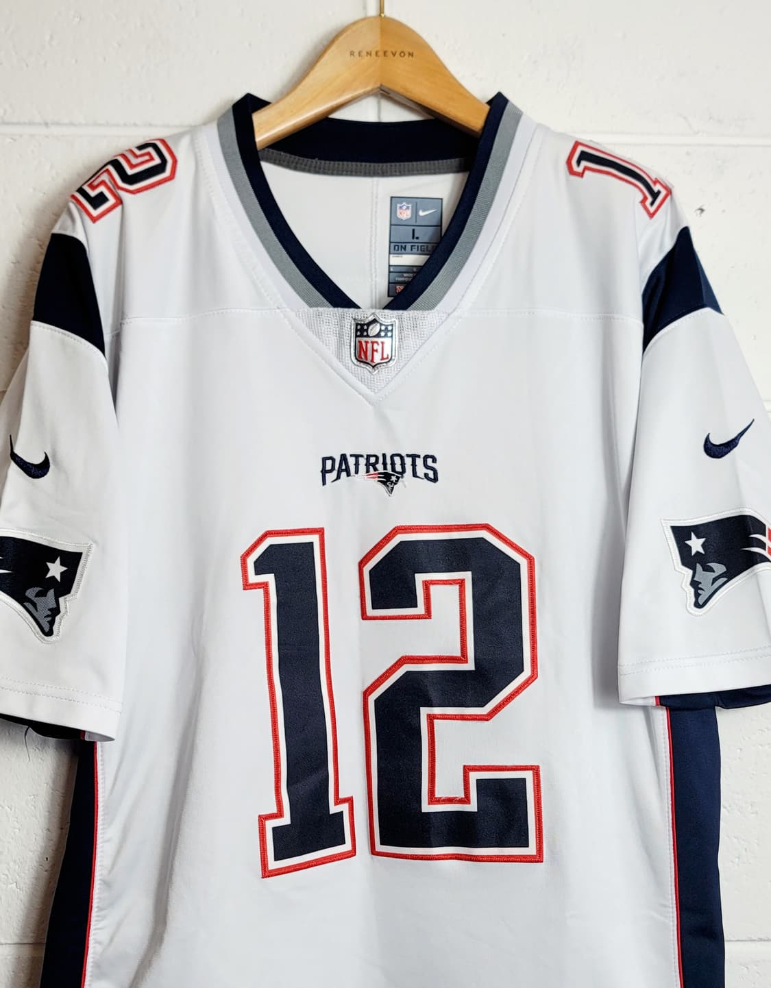나이키 x NFL 뉴잉글랜드 패트리어츠(12.톰브래디) 럭비져지(유니폼) 상품이미지2