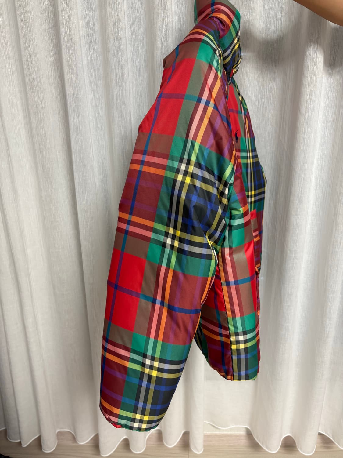 폴로 체크 패딩 상품이미지2