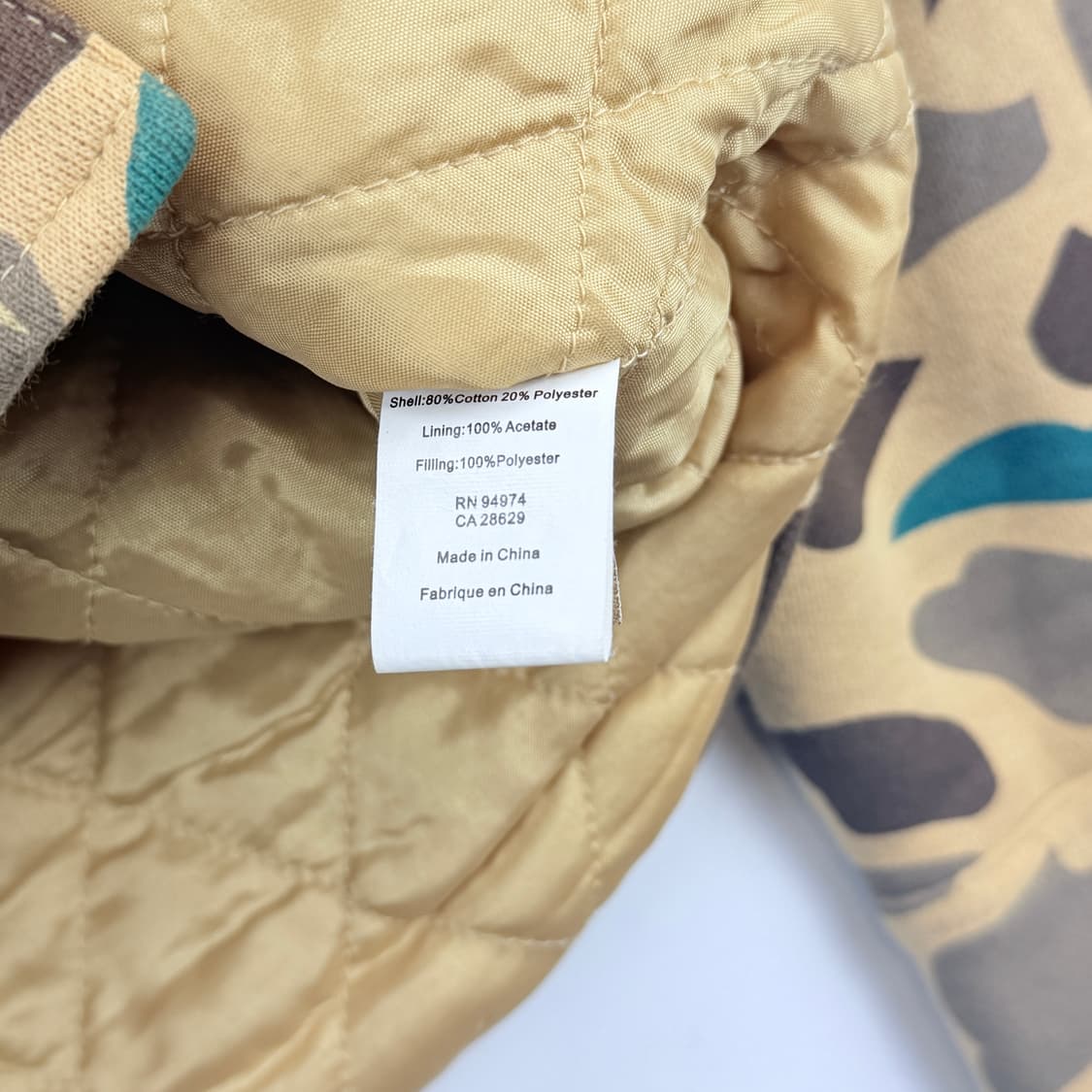 스투시 카모플라쥬 퀄팅자켓 상품이미지5