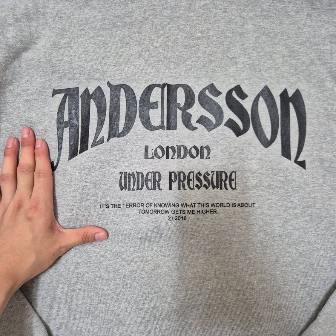 앤더슨벨 코너 리미티드 빅로고 후드티 상품이미지7