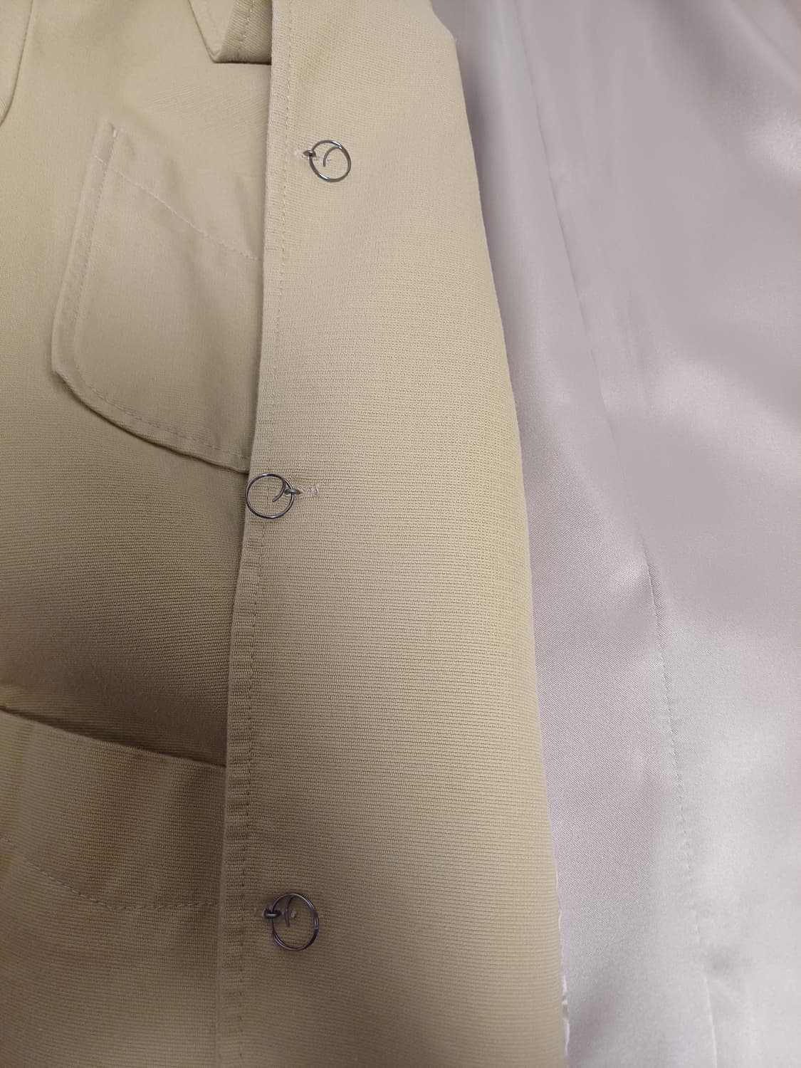 [L] 유니폼브릿지 체인지 버튼 워크 자켓 (Beige) 상품이미지6