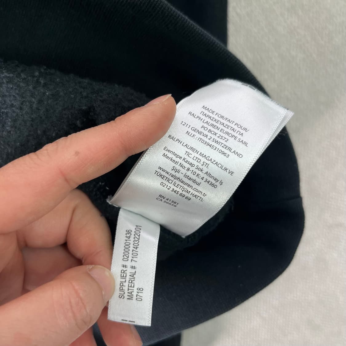 100 폴로 랄프로렌 스몰포니 맨투맨 상품이미지6