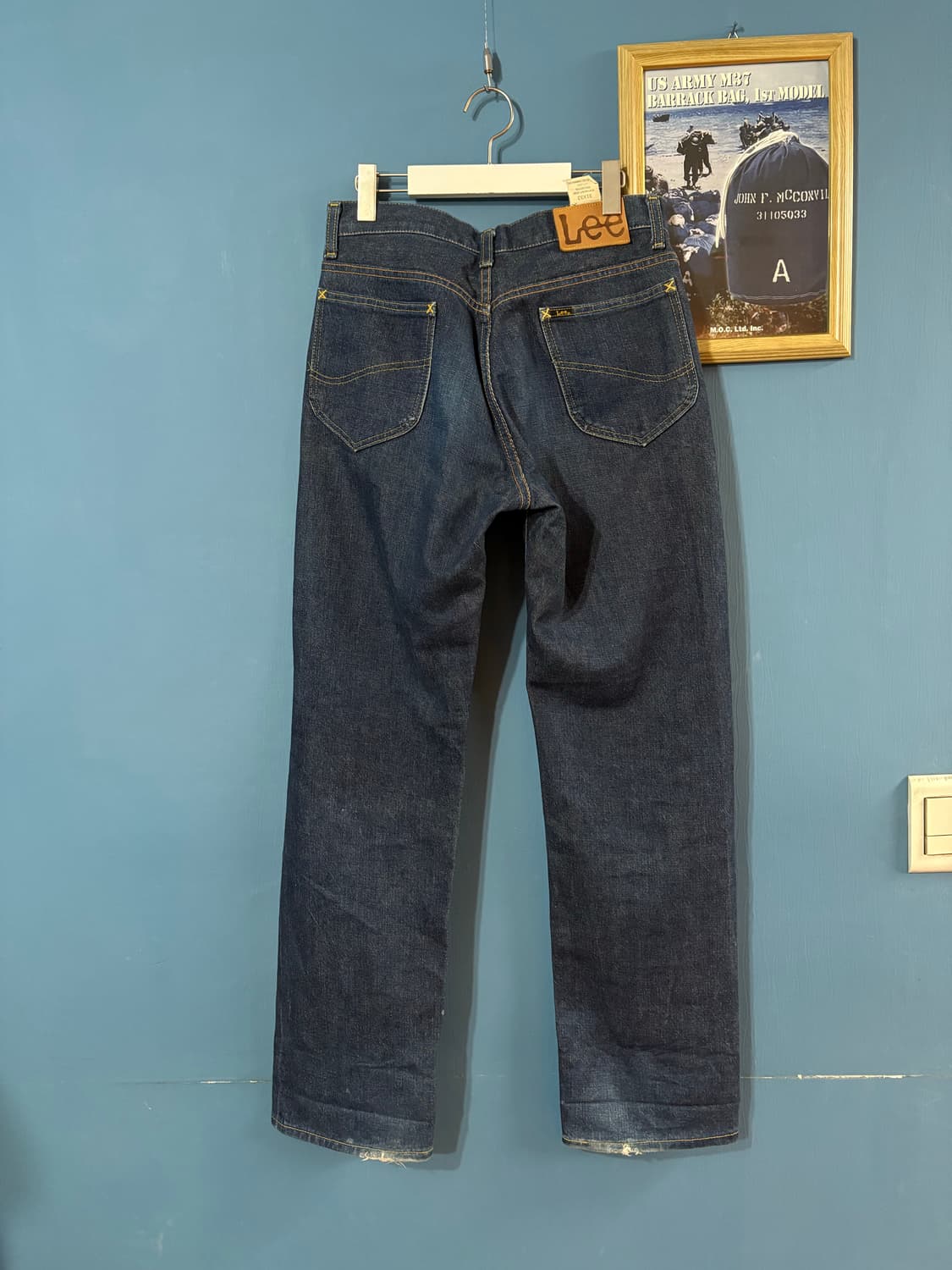 90‘s Lee riders 2000 selvage denim pant. 상품이미지9